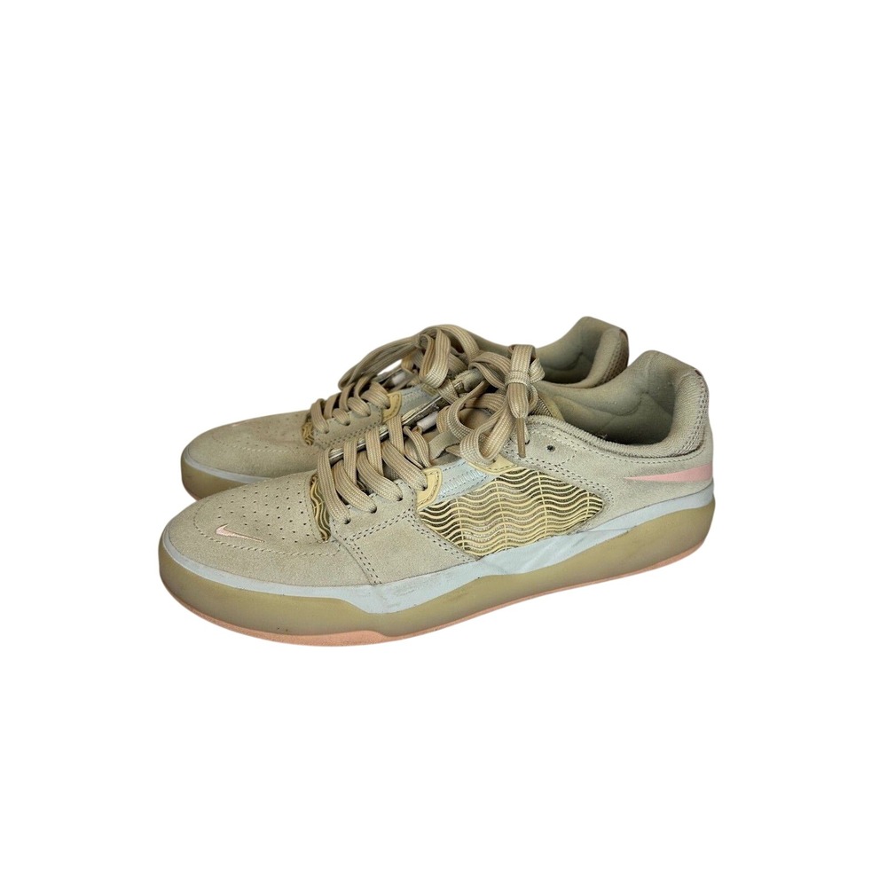 Nike SB Ishod Wair Mens 6.5 Sand Drift Pink Skate Shoes DC7232-201 Tan Low Top